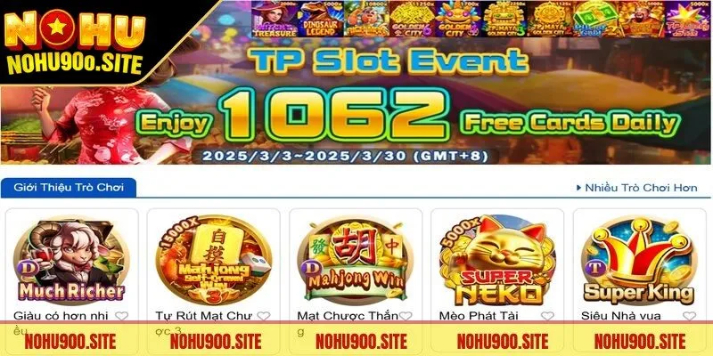 Nổ Hũ Nohu90 - Giải Trí Đỉnh Cao, Hốt Thưởng Hấp Dẫn 2 Kho game nổ hũ Nohu90 đa nội dung khiến bet thủ say mê