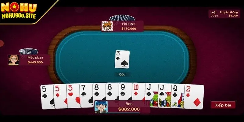 Bài Catte Nohu90 - Game Kích Thích Game Thủ Gia Nhập 3 Game thủ hay giải trí với một tâm lý thoải mái, bình tĩnh