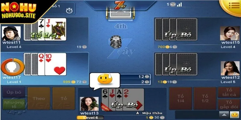 Xì Tố Nohu90 - Game Giải Trí Quen Thuộc Với Người Chơi 2 Với quy tắc chia bài cũng được thực hiện theo chiều kim đồng hồ